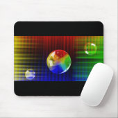 Kreationen aus schwarzem Löwe Blubbles Maus Pad Mousepad (Mit Mouse)