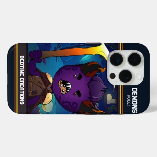 Kreationen-Demons-Regel im Bedtime! Case-Mate iPhone Hülle (Rückseite (Horizontal))