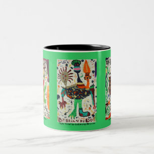 Kreationen der Doddman Gallery Zweifarbige Tasse