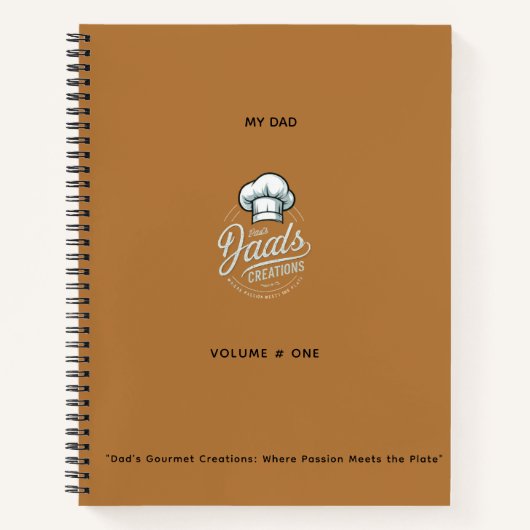 Kreationen des Vaters: Wo Leidenschaft die Notizblock (Vorderseite)