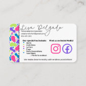 Kreationen für FUN_B Visitenkarte (Rückseite)