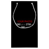 Kreationen für kleine Fotos Kleine Geschenktüte (Rückseite)