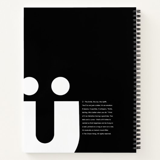 KREATIONEN TYP(O): Umlaut Ü Notizblock (Rückseite)