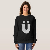 KREATIONEN TYP(O): Umlaut Ü Sweatshirt (Vorne ganz)