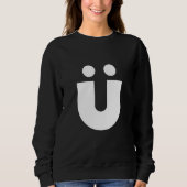 KREATIONEN TYP(O): Umlaut Ü Sweatshirt (Vorderseite)