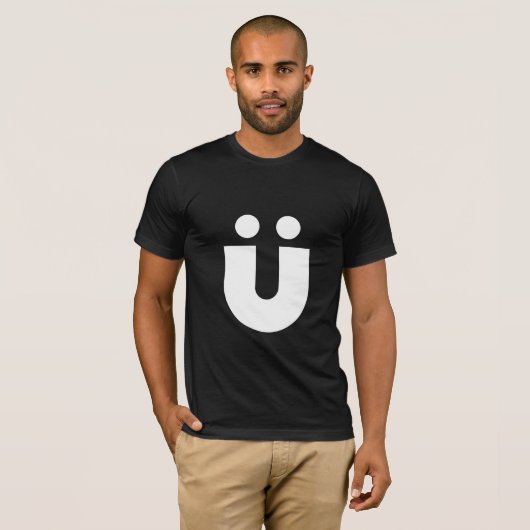 KREATIONEN TYP(O): Umlaut Ü T-Shirt (Vorne ganz)
