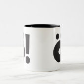 KREATIONEN TYP-(Ö!) ZWEIFARBIGE TASSE (Mittel)