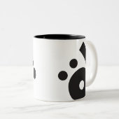 KREATIONEN TYP-(Ö!) ZWEIFARBIGE TASSE (VorderseiteRechts)