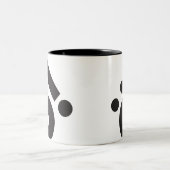 KREATIONEN TYP-(Ö!) ZWEIFARBIGE TASSE (Mittel)