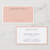 Kreativ Beruflich sauber Modernes Schlichtes Trend Visitenkarte (Vorne/Hinten)