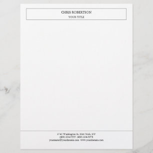Kreativ Einfach Minimalistisch modern Beruflich Briefbogen