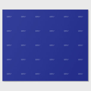 Kreativ Einfach Schlichtes Phthalo Blau Trendig Geschenkpapier