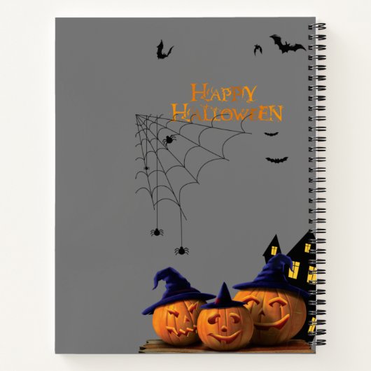 Kreativ: Halloween Custom 8.5" x 11" Notizblock (Rückseite)