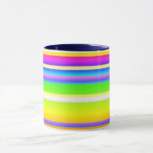 Kreativ hell künstlerisch gestreift tasse (Zentrum)