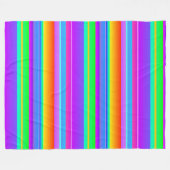 Kreativ hell vielfarbig künstlerisch gestreift fleecedecke (Vorderseite (Horizontal))