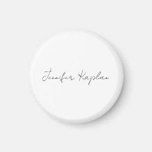 Kreativ Klassisch Weiß Minimalistisch Professionel Magnet