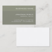 Kreativ Minimalistisch Moderner Schlicht Luxus Tre Visitenkarte (Vorne/Hinten)