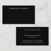 Kreativ Modern Minimalistisch Elegante Highlights Visitenkarte (Vorne/Hinten)