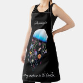 Kreativ sein in der Küche Blumenqualle Schürze (InSitu)