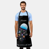 Kreativ sein in der Küche Blumenqualle Schürze (Getragen)