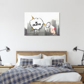 Kreativ sein leinwanddruck (Insitu (Schlafzimmer))