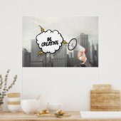 Kreativ sein poster (Küche)