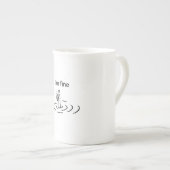 kreativ, whimsisch, Minimalistisch Porzellantasse (Vorderseite Rechts)