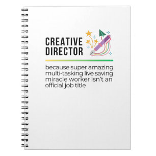 Kreativdirektor Notizblock