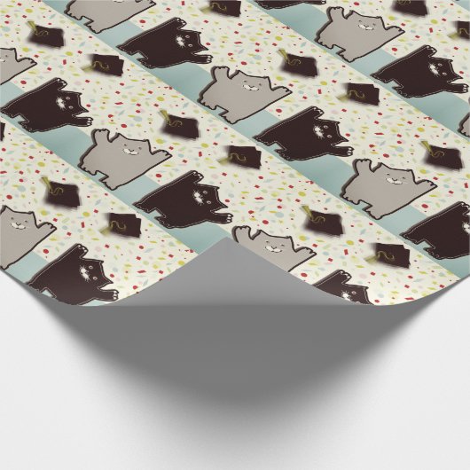 Kreative Abschluss Geschenkpapier (Ecke)