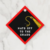 Kreative Abschluss-Glückwunsch Geschenkanhänger (Vorderseite)