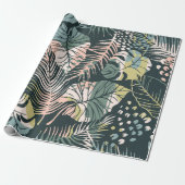 Kreative Abstract seamless pattern with tropical p Geschenkpapier (Ungerollt)