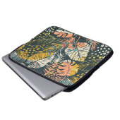 Kreative Abstract seamless pattern with tropical p Laptopschutzhülle (Vorne Knopf)