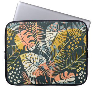 Kreative Abstract seamless pattern with tropical p Laptopschutzhülle