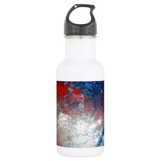 Kreative Abstrakte Kunst Edelstahlflasche (Vorderseite)