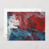 Kreative Abstrakte Kunstdekoration Postkarte (Vorne/Hinten)