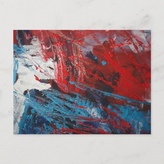 Kreative Abstrakte Kunstdekoration Postkarte (Vorderseite)