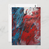 Kreative Abstrakte Kunstdekoration Postkarte (Vorne/Hinten)