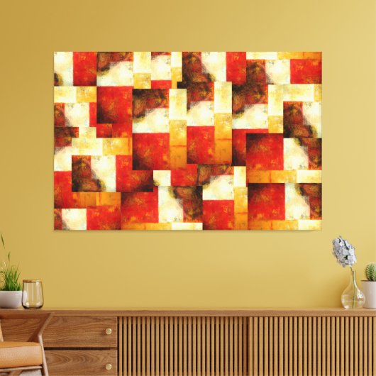 Kreative Abstrakte Kunstschmiede Canvas Leinwanddruck (Insitu (Wohnzimmer))