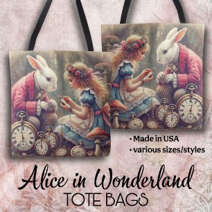 Kreative Alice-im-Wunderland-Vintage-Kunst Tasche