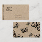 Kreative alte Visitenkarte (Vorne/Hinten)