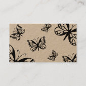 Kreative alte Visitenkarte (Rückseite)