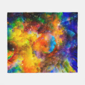 Kreative Anordnung der Fraktal-Elemente, Beleuchtu Fleecedecke (Vorderseite (Horizontal))