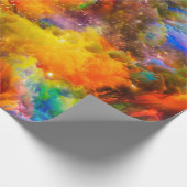 Kreative Anordnung der Fraktal-Elemente, Beleuchtu Geschenkpapier (Ecke)