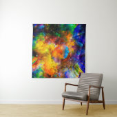 Kreative Anordnung der Fraktal-Elemente, Beleuchtu Wandteppich (Beispiel (Horizontal))