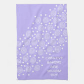 Kreative Bäcker sind selten tidy Geschirrtuch (Vertikal)