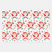 Kreative Baseball-Weihnachts-Geschenkverpackung Geschenkpapier Set (Vorderseite)