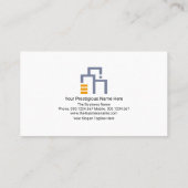 Kreative Bauweise Rebar Zivil Engineering Visitenkarte (Rückseite)