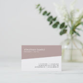 Kreative Berufliche Vorlage für sauberes Design Mo Visitenkarte (Stehend Vorderseite)