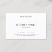 Kreative Berufliche Vorlage Modernes Gold Look Visitenkarte (Rückseite)