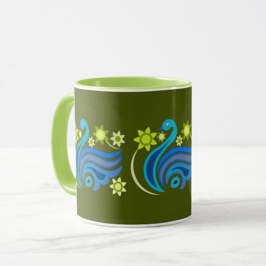 KREATIVE BIRD-TASSE FÜR DERZEIT TASSE (Vorderseite Links)